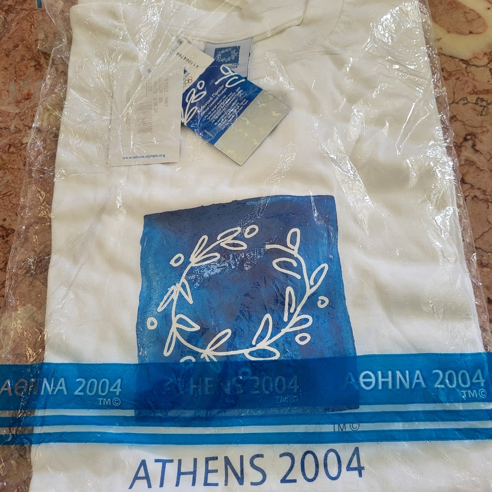 Olympics Athens 2004 T- Shirt NWT in original unopened bag